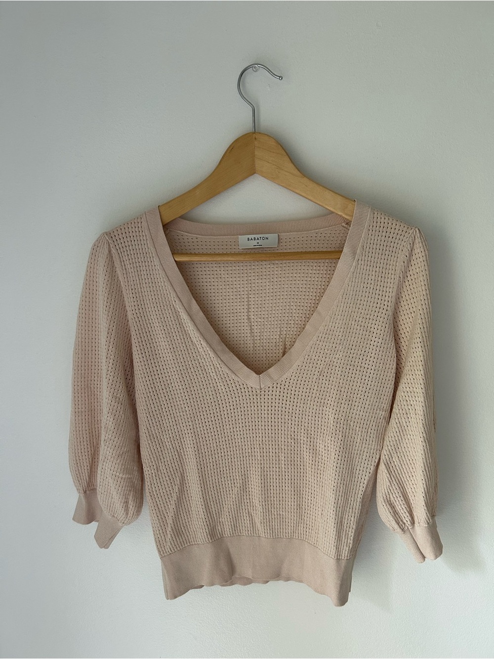 Aritzia Babaton Plunging V - Nude